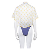 Street Fighter 6 Manon Blue Swimsuit Shawl Set Outfits Cosplay Costume